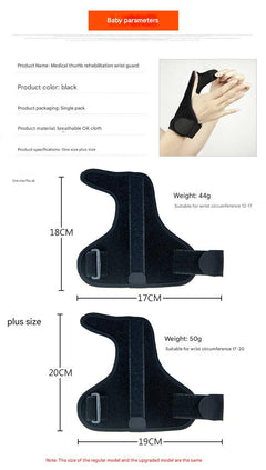 Flexible fit of a wrist support brace