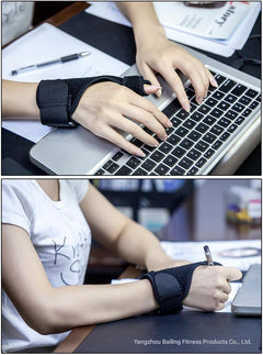 Adjustable wrist strap detail