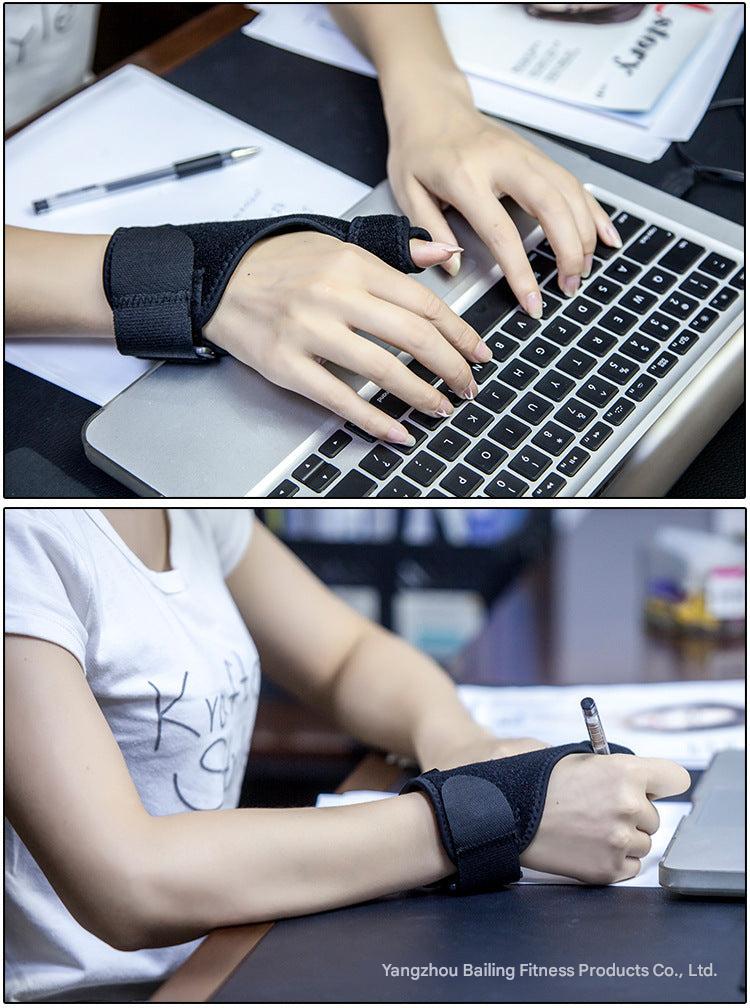 Adjustable wrist strap detail