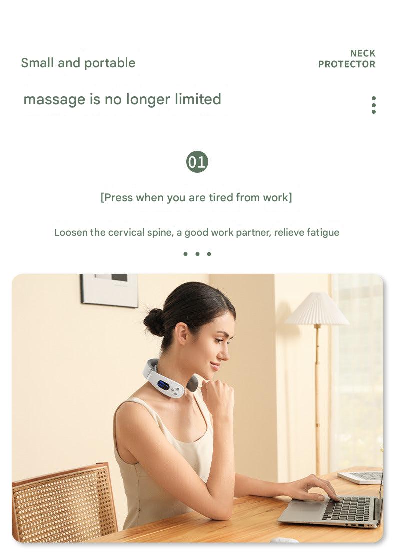 side view of the neck massager