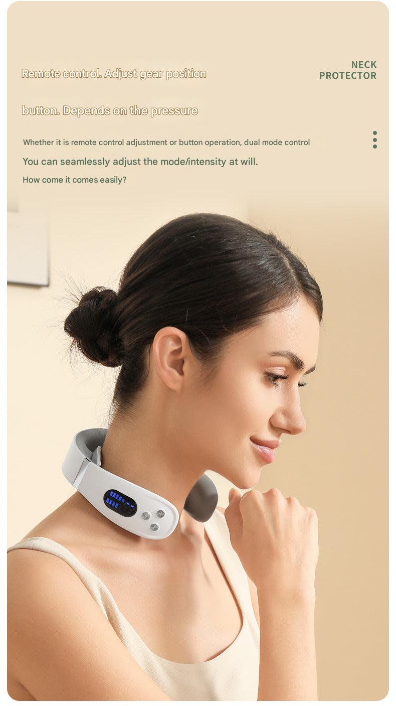 back view of the neck massager
