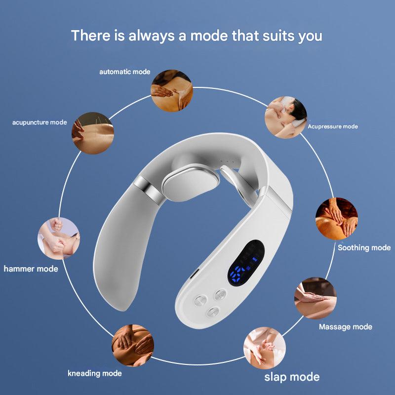 side view of the neck massager