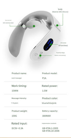 neck massager accessories included
