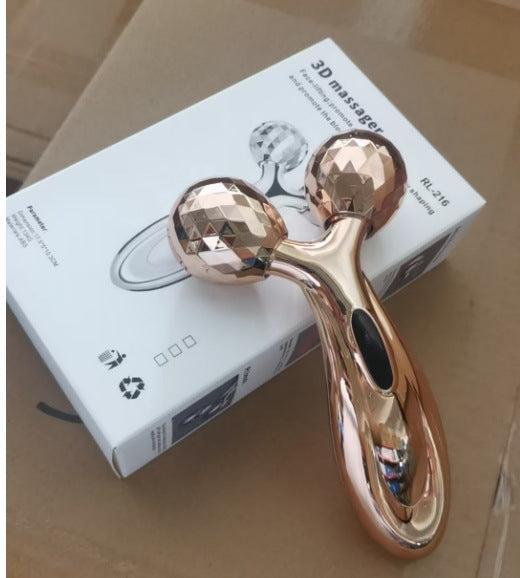 3D facial roller packaging and features