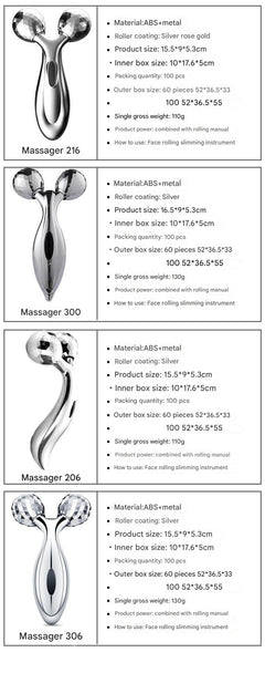 Portable non-electric facial massager