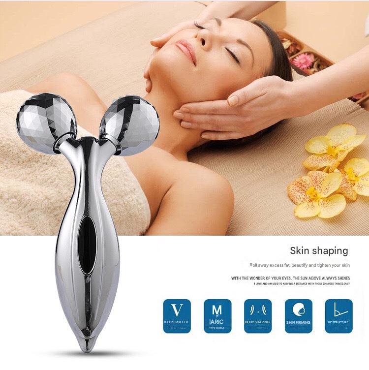 Portable non-electric facial massager