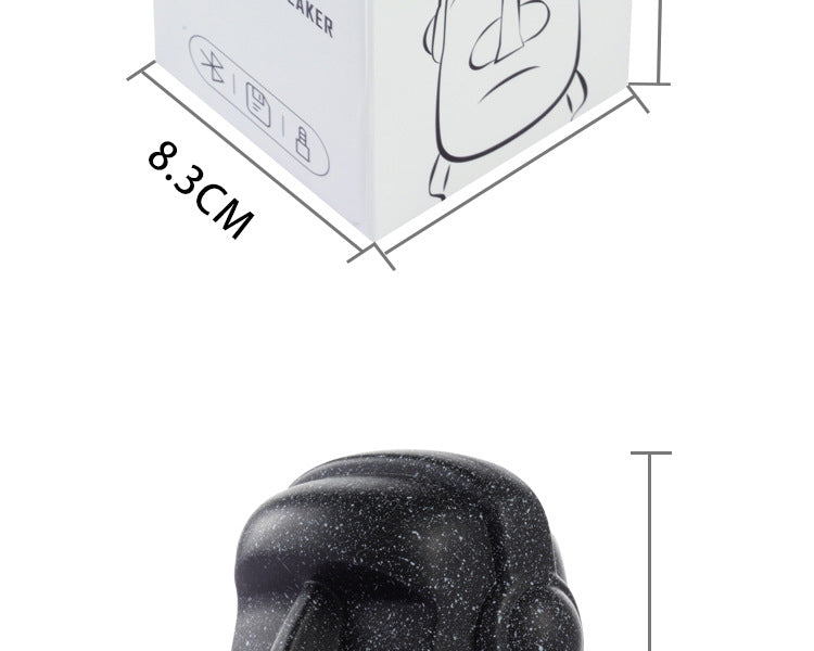 Easter Island Moai Bluetooth speaker lifestyle image