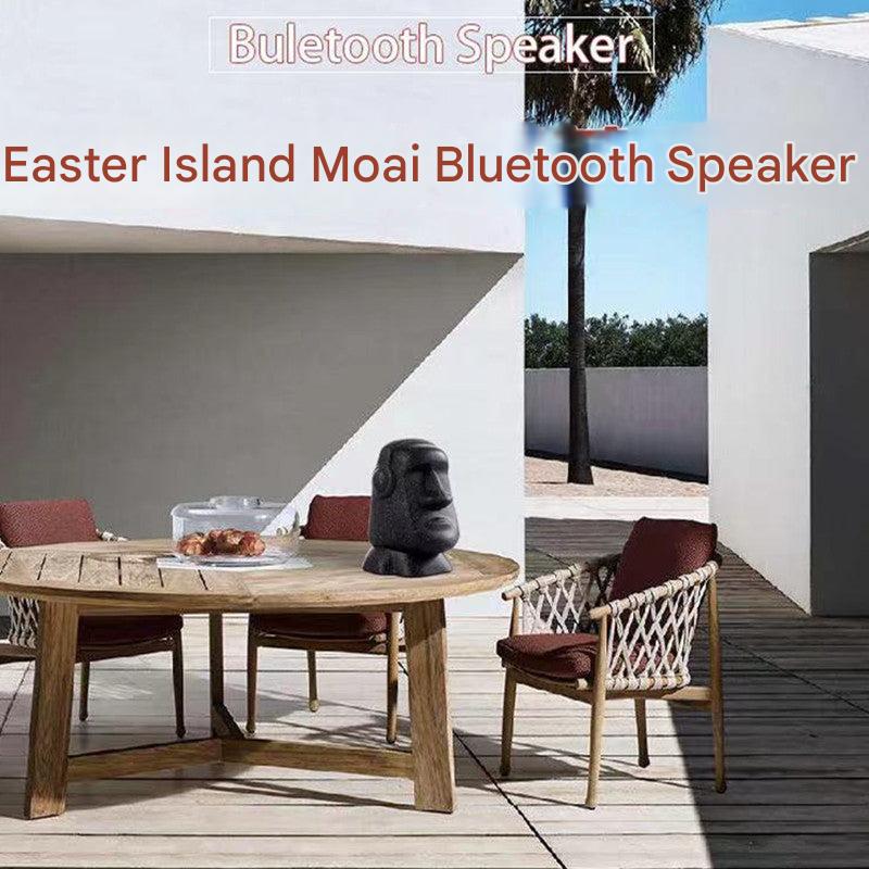 Easter Island Moai Bluetooth speaker charging port