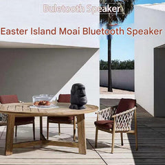 Easter Island Moai Bluetooth speaker charging port