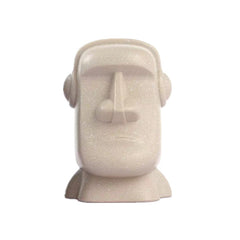 Easter Island Moai Bluetooth speaker powered on