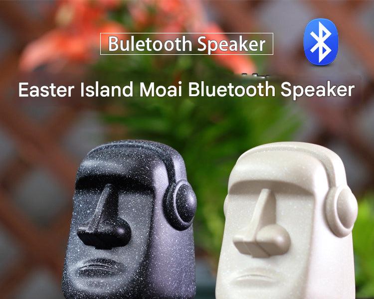 Easter Island Moai Bluetooth speaker detail