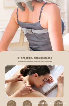 Rechargeable shoulder massager device