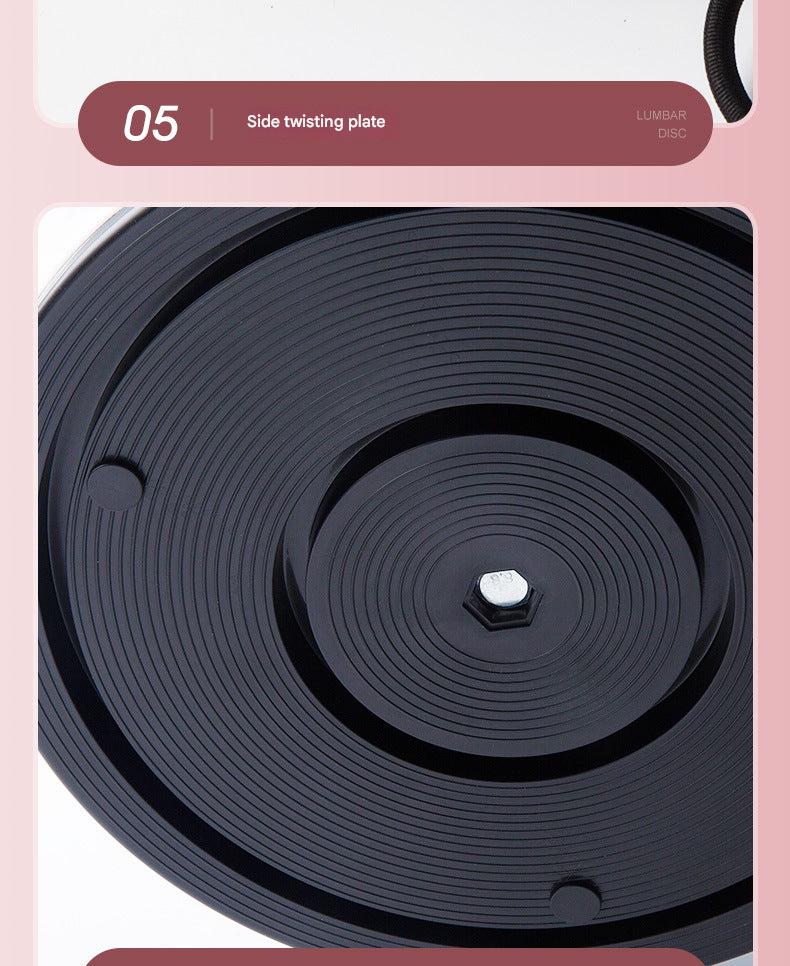User exercising with the Magnetic Waist Twisting Disc