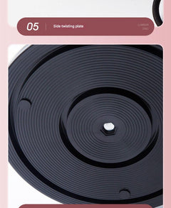 User exercising with the Magnetic Waist Twisting Disc