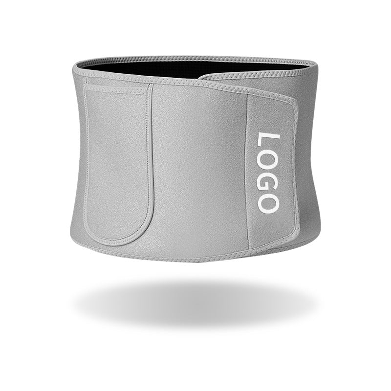 Gray fitness waist trainer displayed