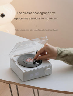 Retro Bluetooth Clock Speaker image 2