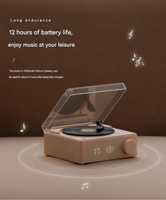 Retro Bluetooth Clock Speaker image 2
