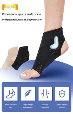 Premium Ankle Brace being adjusted for comfort