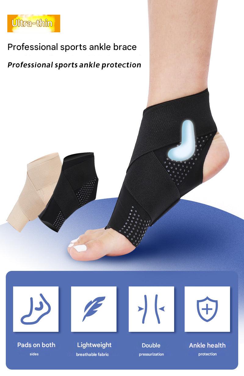 Premium Ankle Brace being adjusted for comfort