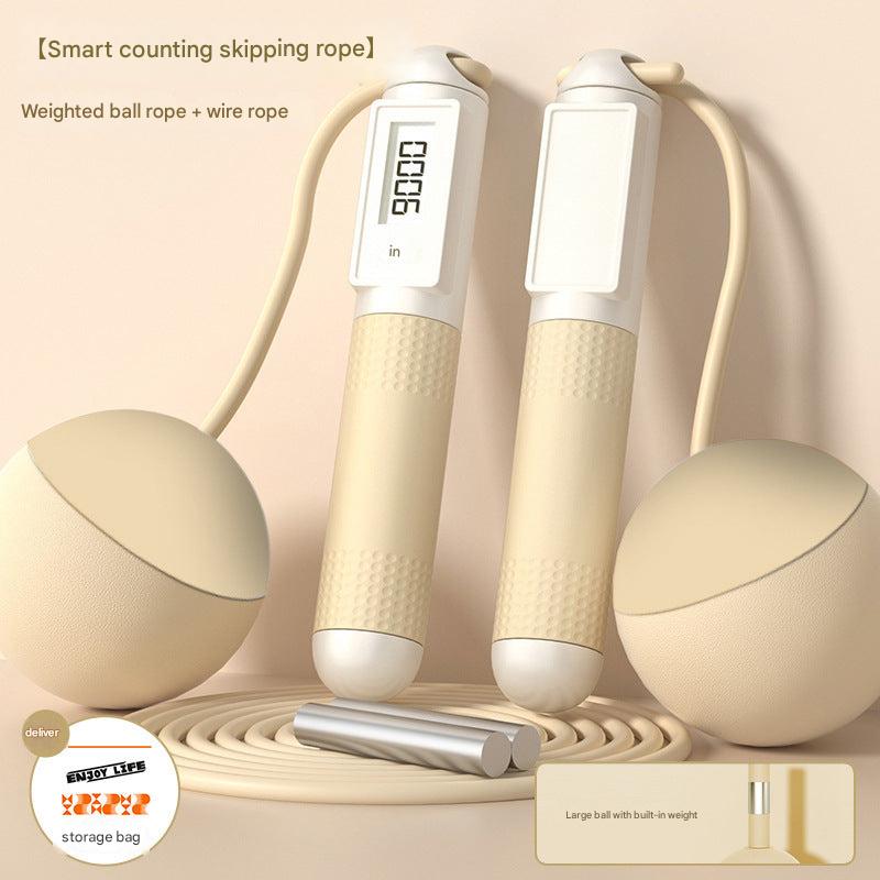 Smart Weighted Jump Rope side view