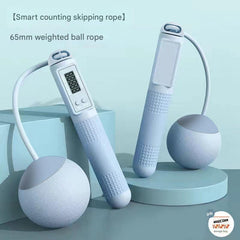 User enjoying Smart Weighted Jump Rope workout