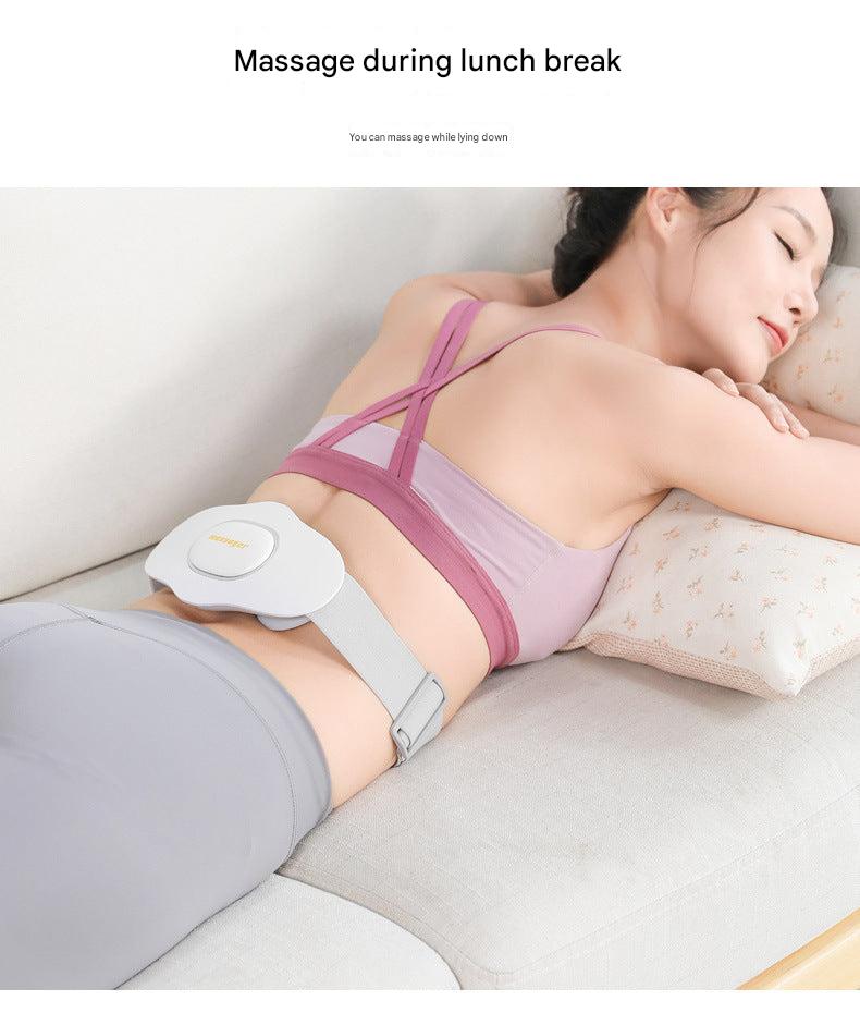 Different heat level settings of the massage belt