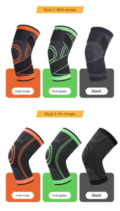 Knee support wrap in black for workout sessions