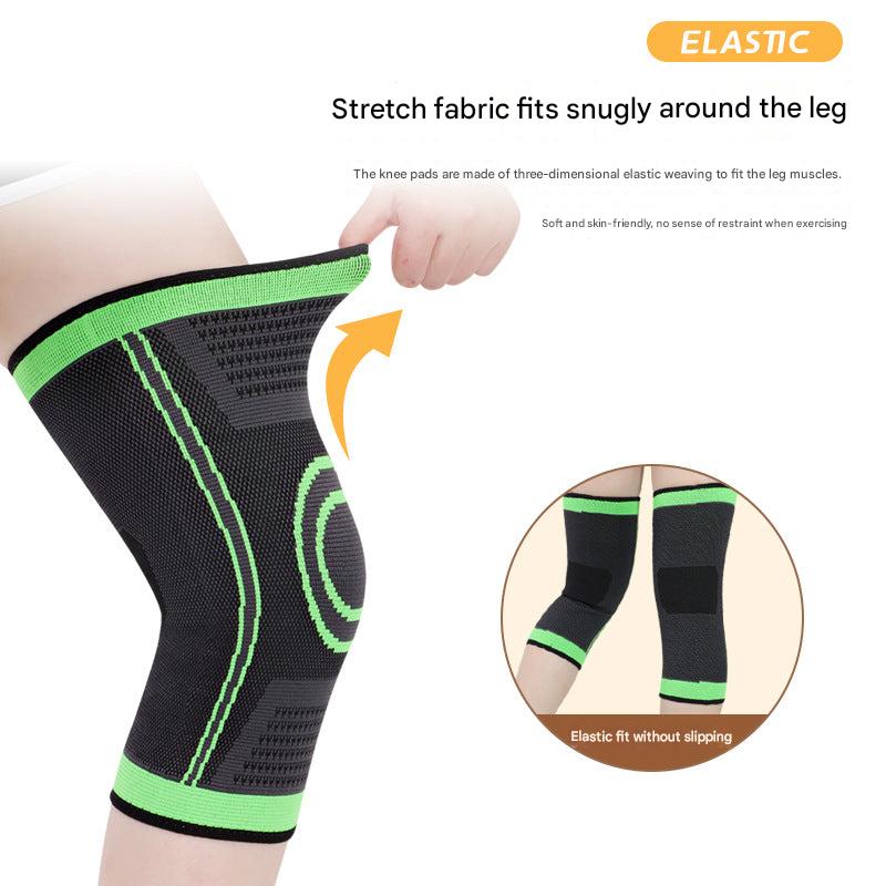 Knee support for running activity demonstration