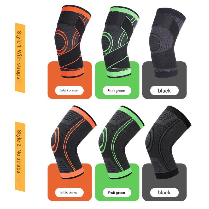 Knee support wrap in black for workout sessions
