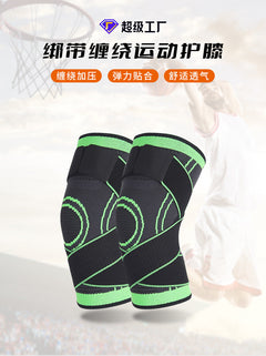 Anti-slip design of knee brace showcased