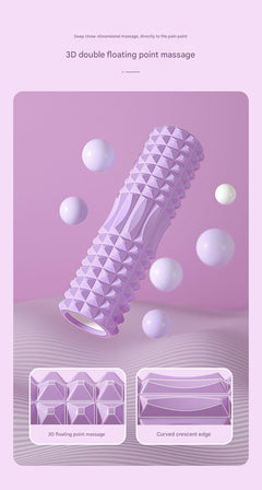 Foam roller yoga stick display with colours