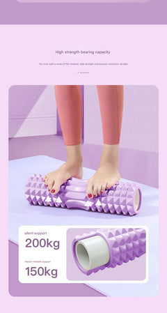 Foam roller yoga stick with size options