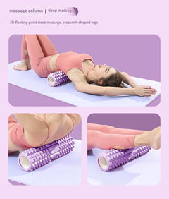 Foam roller yoga massage stick in blue