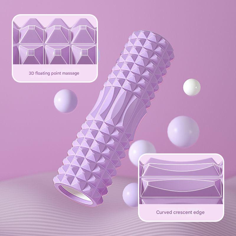 Foam roller yoga massage stick in purple