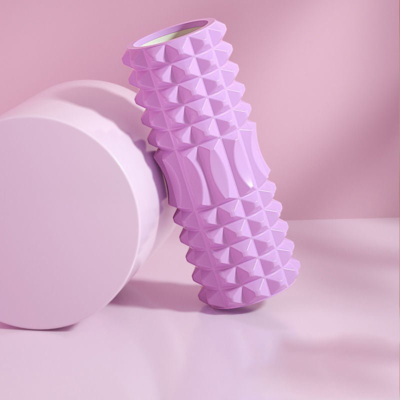 Foam roller yoga stick providing muscle relief
