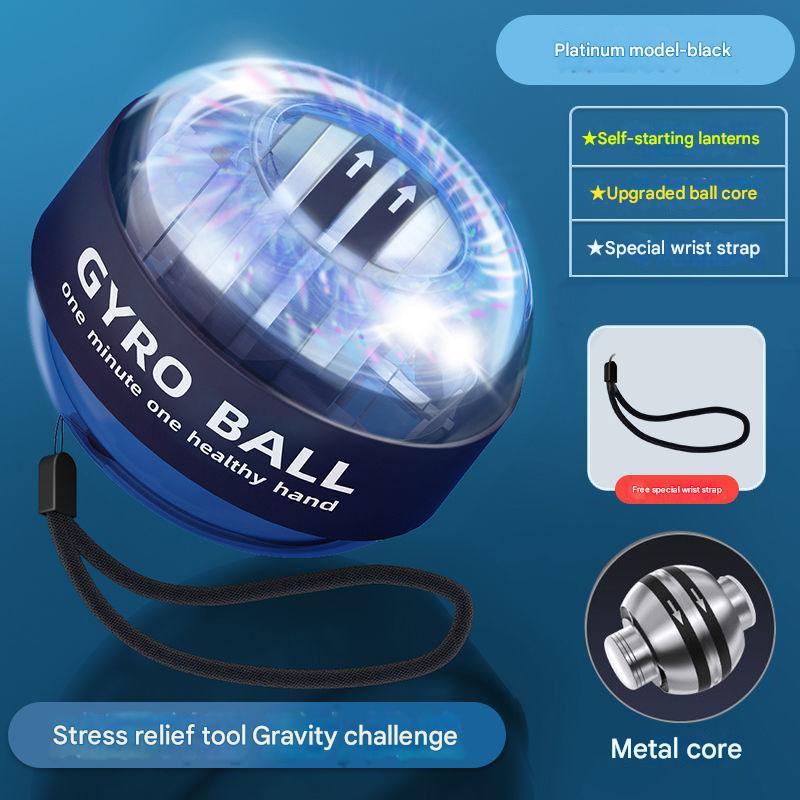 User demonstrating the Power Ball Grip Trainer