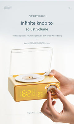 Compact Retro Bluetooth Speaker available in different colours