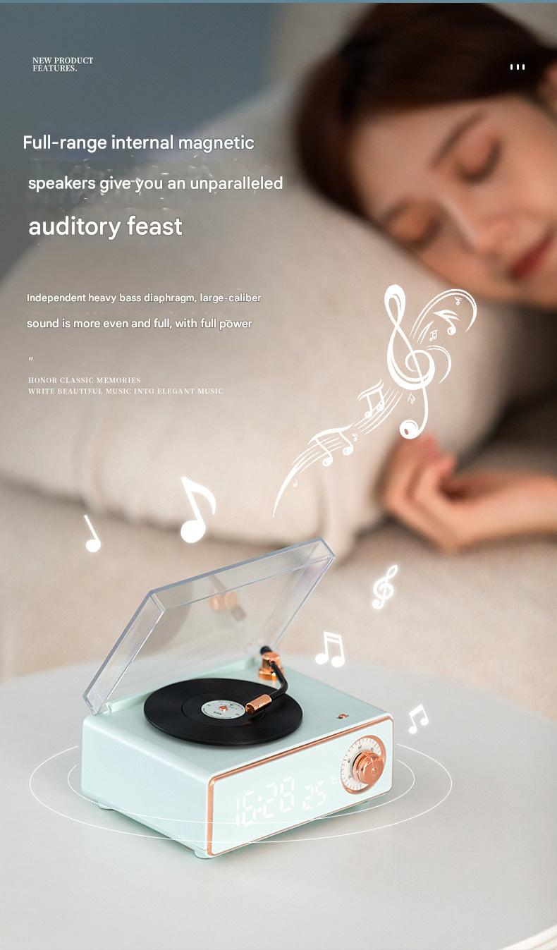 Compact Retro Bluetooth Speaker features