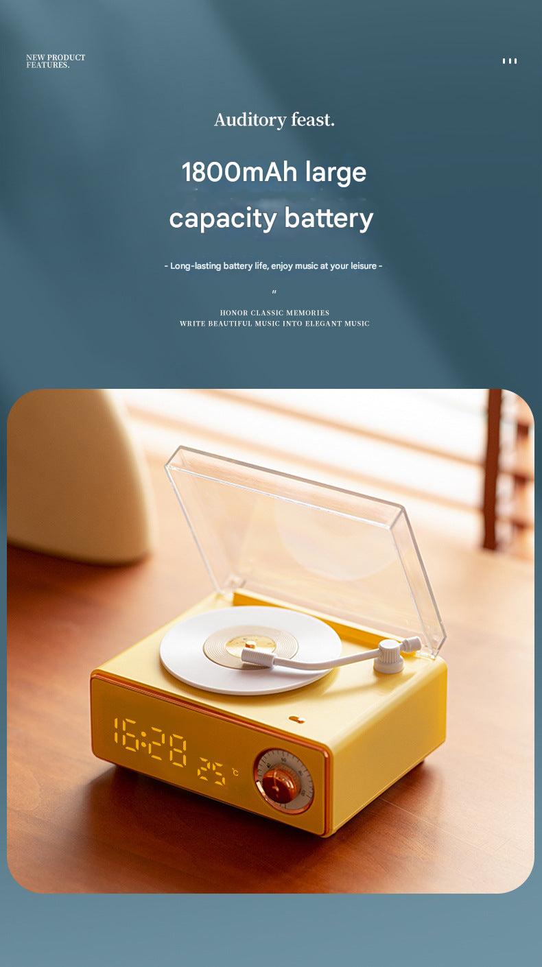 Compact Retro Bluetooth Speaker back view
