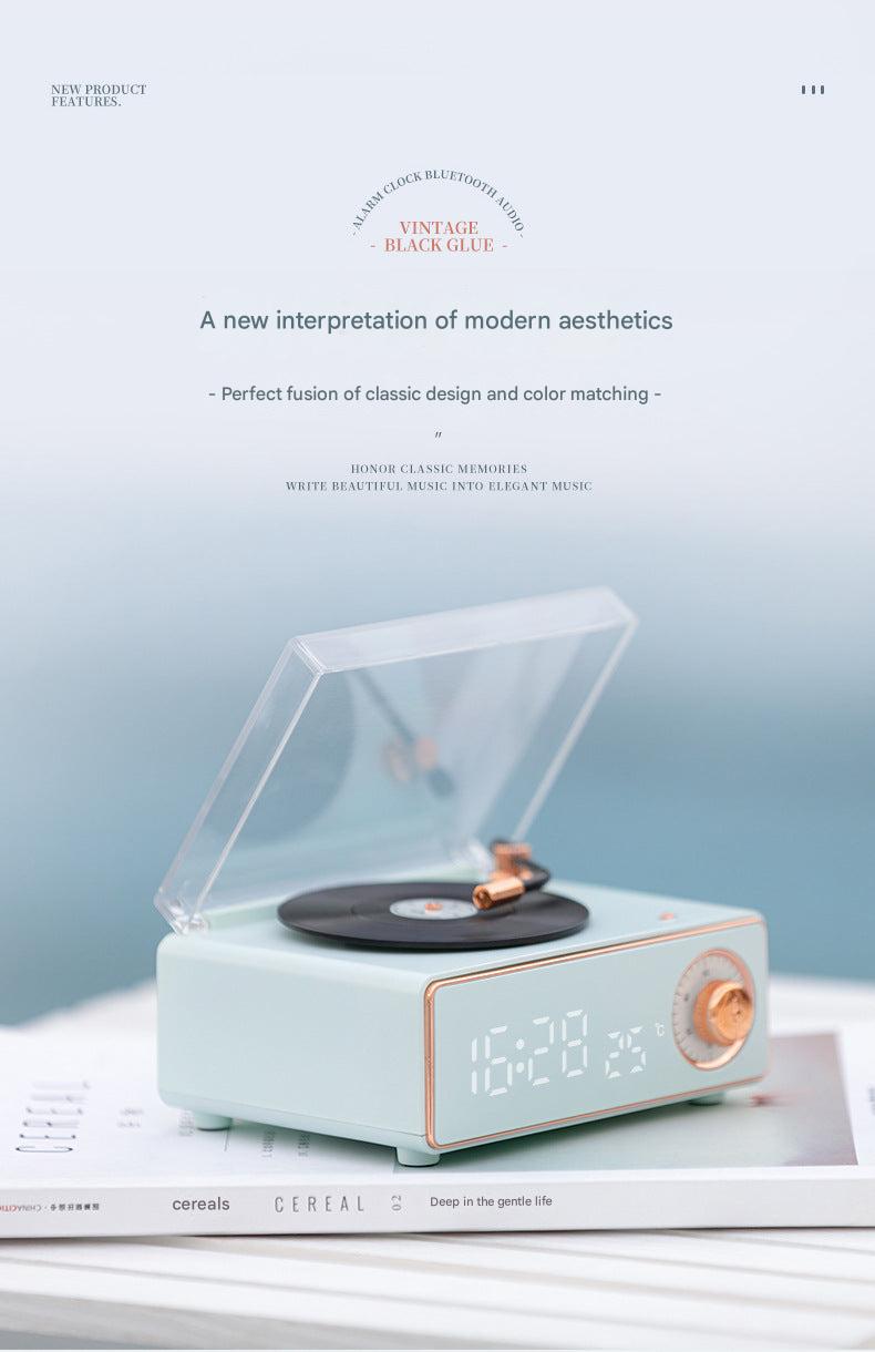 Compact Retro Bluetooth Speaker in use outdoors