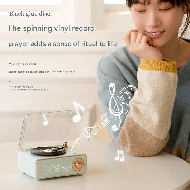 Compact Retro Bluetooth Speaker side view