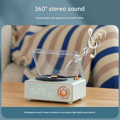 Compact Retro Bluetooth Speaker back view