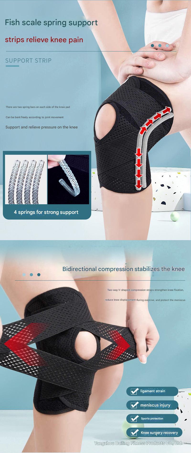 Premium Sports Knee Brace on model