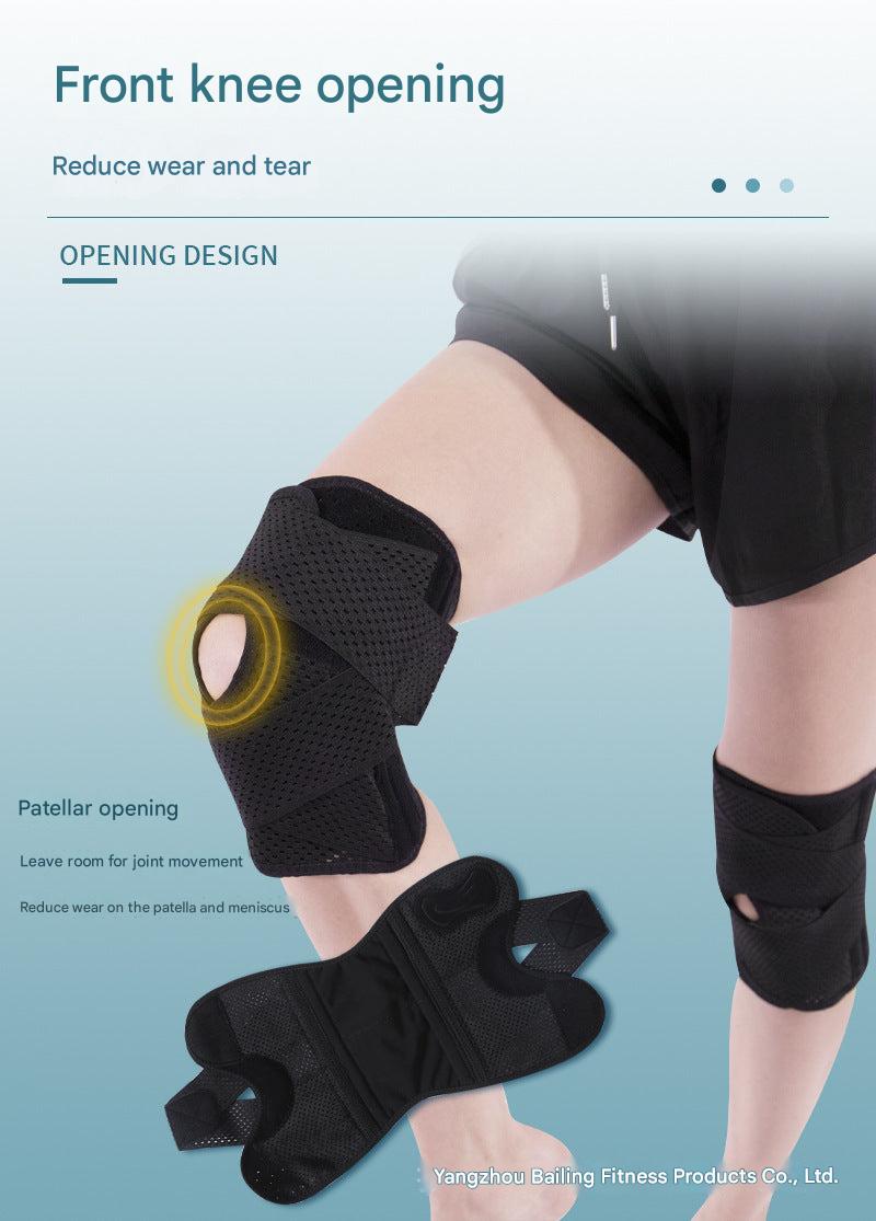 Premium Sports Knee Brace being worn during exercise
