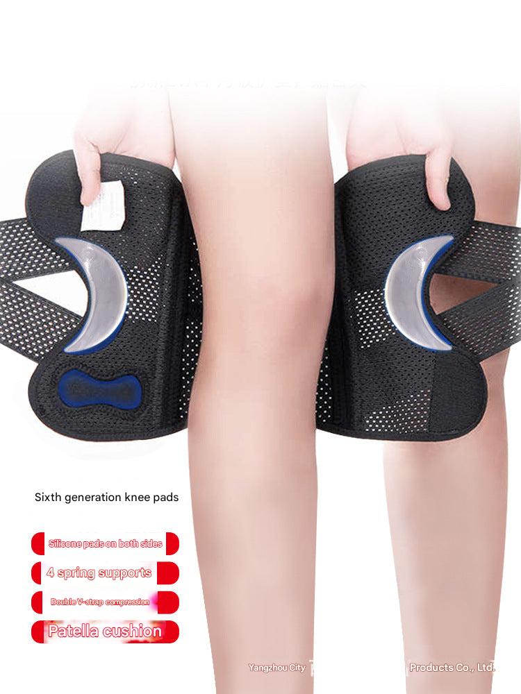 Premium Sports Knee Brace being worn during exercise