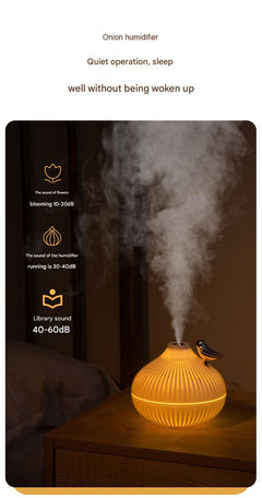 back view of USB onion humidifier