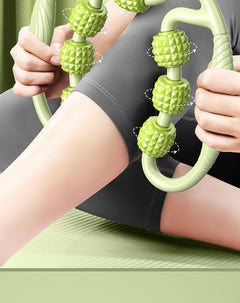Leg massager in vibrant colours display