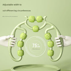 Premium leg massager showing 9 wheels