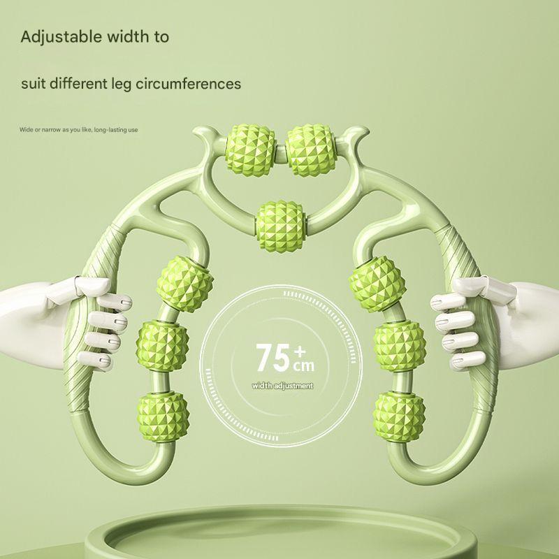 Premium leg massager showing 9 wheels