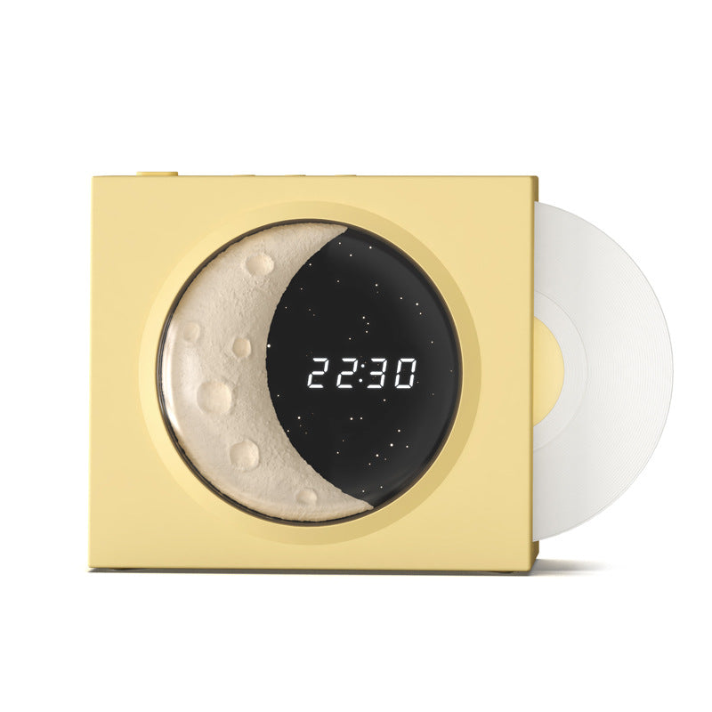 Close-up of records on a turntable